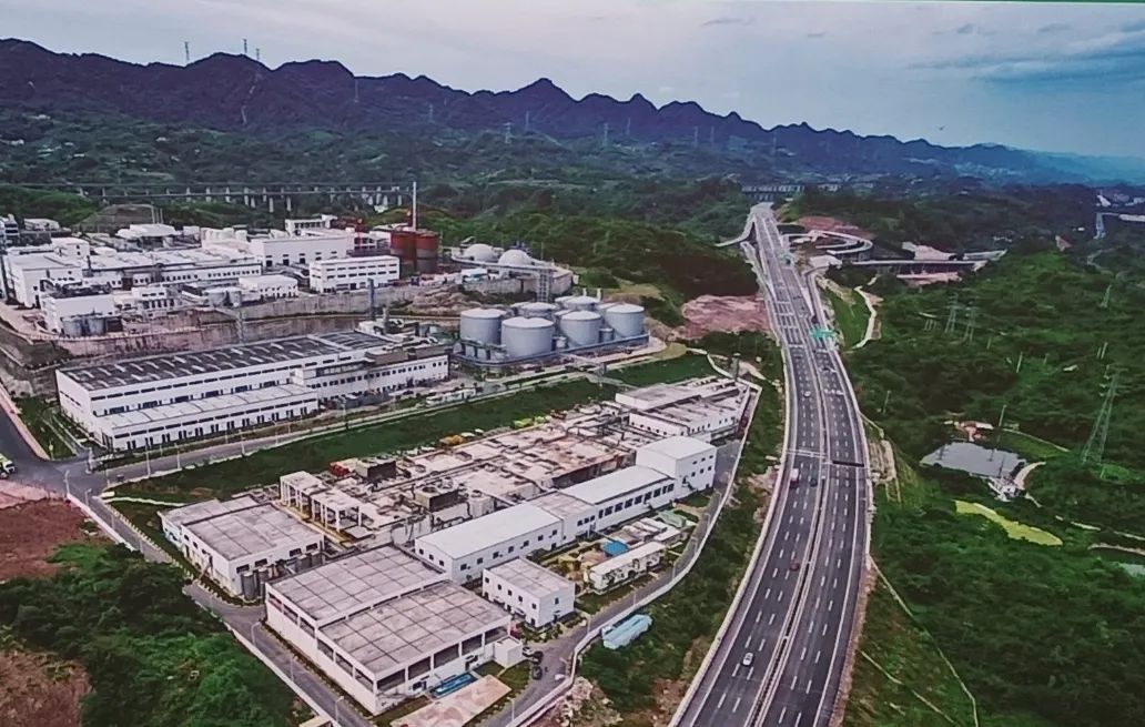 洛磧餐廚污水處理廠(chǎng)航拍圖